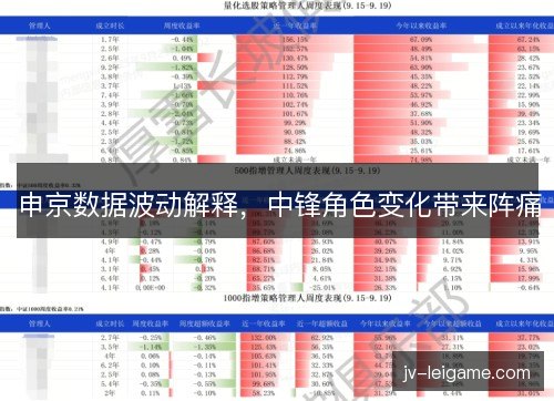 申京数据波动解释，中锋角色变化带来阵痛